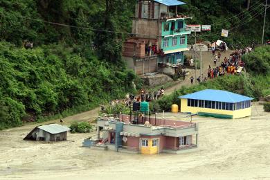 अत्यधिक वर्षा, पहिरो र कटानका कारण मेलम्चीमा क्षति